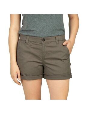NWT Boston Traders Women's 8  Cotton-Blend Shorts Brown